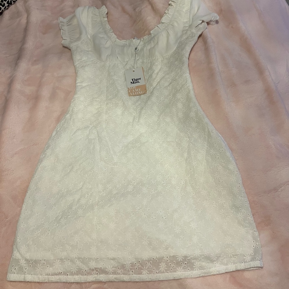 Brand New Tiger Mist milk maid white flowy dress